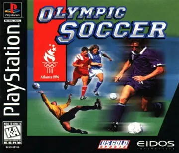 Olympic Soccer (US) box cover front